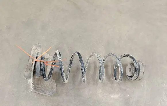 Rear coil spring