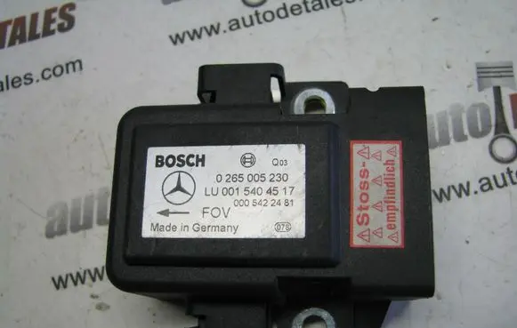 Mercedes-Benz E W210 ESP acceleration yaw rate sensor A0265005230
