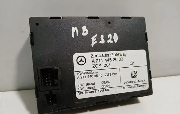 Mercedes-Benz E W211 Gateway control module A2115403545