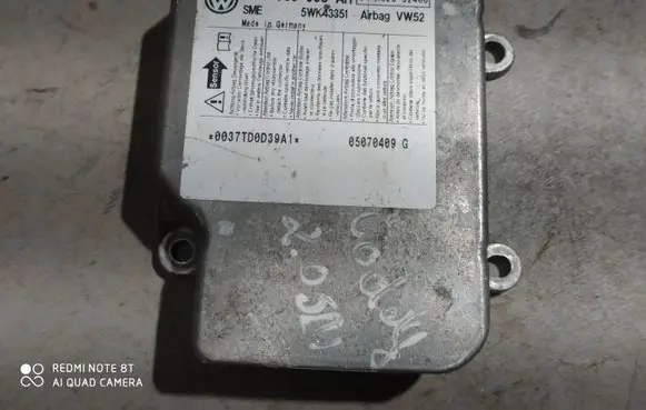 Volkswagen Caddy Airbag control unit/module 6Q0909605AH