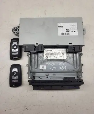 BMW 5 F10 F11 Engine ECU kit and lock set 8511385 9230944