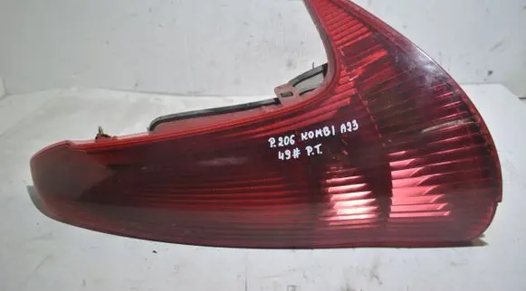 Peugeot 206 Rear/tail lights
