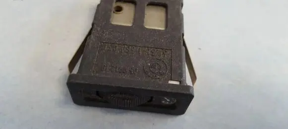 Panel lighting control switch