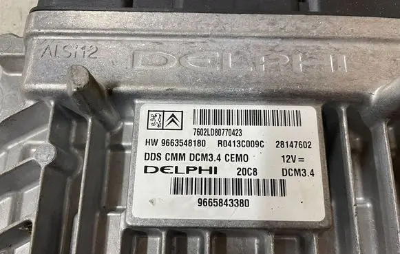 Citroen C5 Engine control unit/module 9663548180 96658436380 R0413C009C