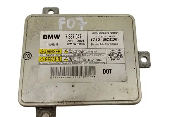 BMW 5 GT F07 Voltage converter inverter 7237647