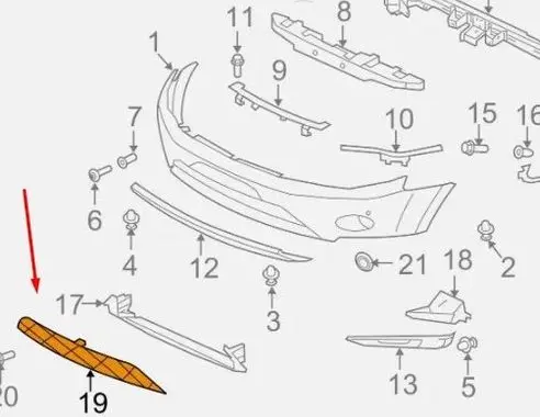 Mitsubishi Outlander Front grill 6402A037