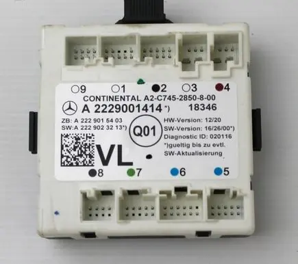 Mercedes-Benz C W205 Door control unit/module A2229001414