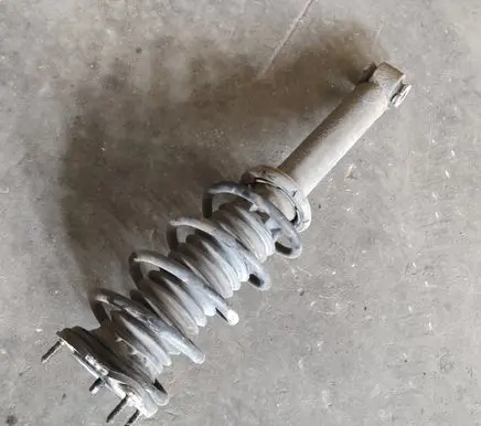 Peugeot 407 Front shock absorber with coil spring