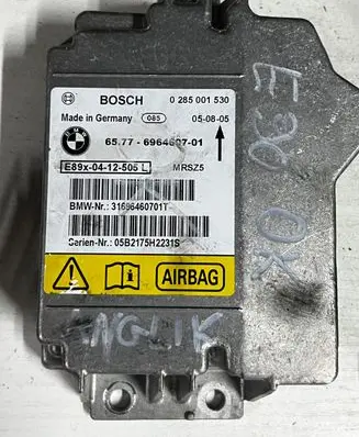 BMW 1 E81 E87 Airbag control unit/module 6964607 31696460701T 0285001530