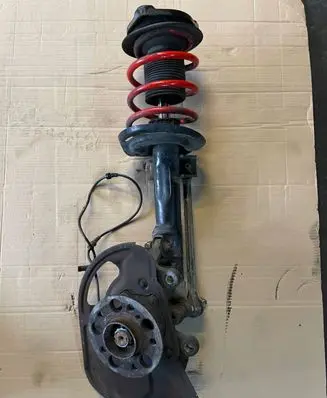Front wheel hub spindle knuckle