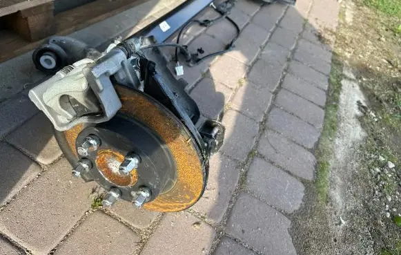 Rear axle beam