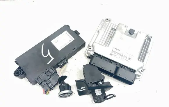 BMW 3 E90 E91 Engine ECU kit and lock set 8512043 9237047