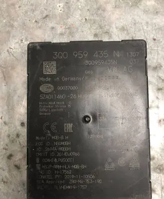 Volkswagen Golf VII Keyless (KESSY) go control unit/module 3Q0959435N-BILI 3Q0959435N
