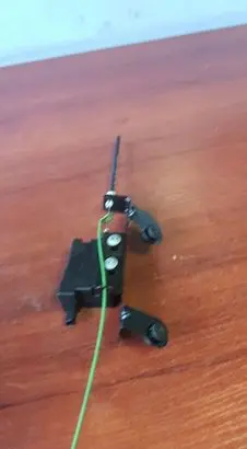 Fuel tank cap lock motor