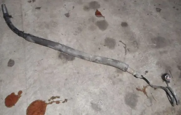 Audi A8 S8 D3 4E Power steering hose/pipe/line 4E0422893AH