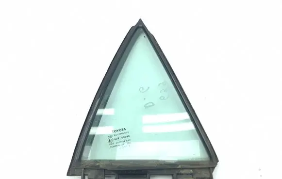 Rear vent window glass