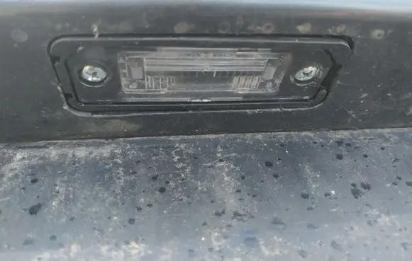 Volkswagen Polo Number plate light
