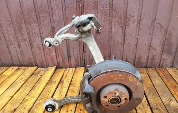 Audi A6 S6 C6 4F Front wheel hub spindle knuckle 4F0258