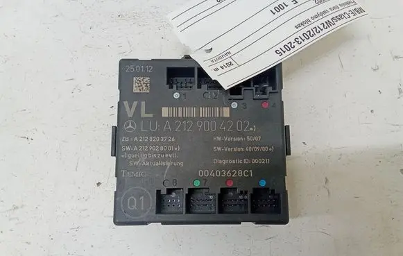 Mercedes-Benz E W212 Door control unit/module A2129004202