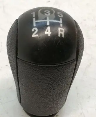 Gear lever shifter trim leather/knob