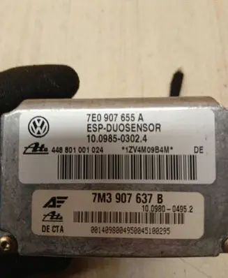 Volkswagen Sharan ESP acceleration yaw rate sensor 7E0907655A 7M3907637B 10098503024