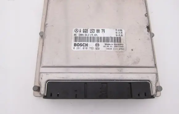 Mercedes-Benz A W168 Engine control unit/module A6681530079 0281010752
