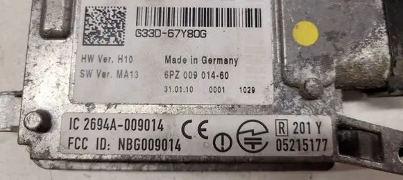 Mazda 6 Blind spot module G33D67Y80G 2694A009014