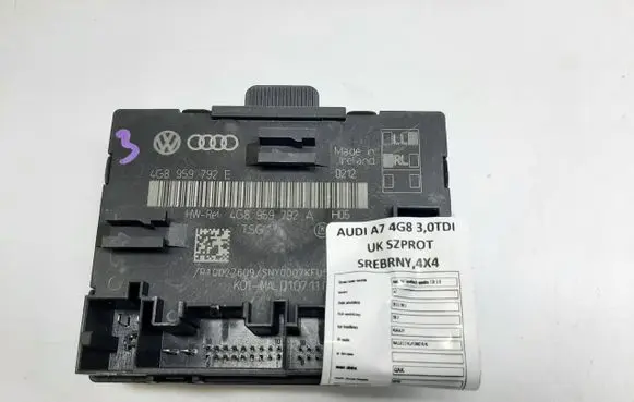 Audi A7 S7 4K8 Door control unit/module 4G8959792E