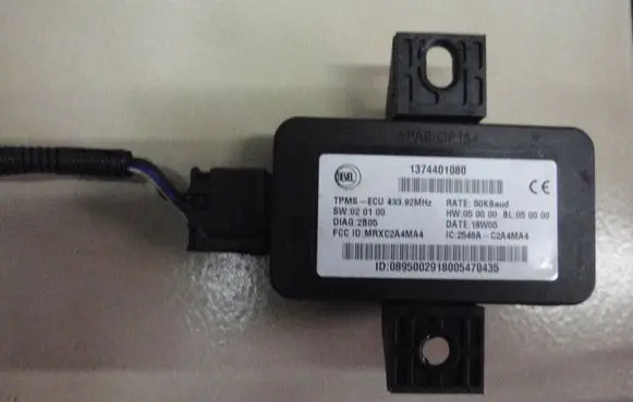 Fiat Ducato Tire pressure control unit 1374401080