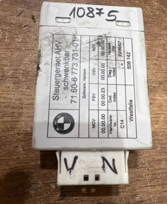 BMW 3 E90 E91 Tow bar trailer control unit/module 6773731