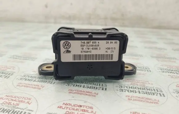 Volkswagen Touran I ESP acceleration yaw rate sensor 7H0907655A