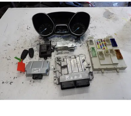 Ford Kuga II Engine ECU kit and lock set JV4A12A650UA DT1T14B526BA F1CT19G481AL