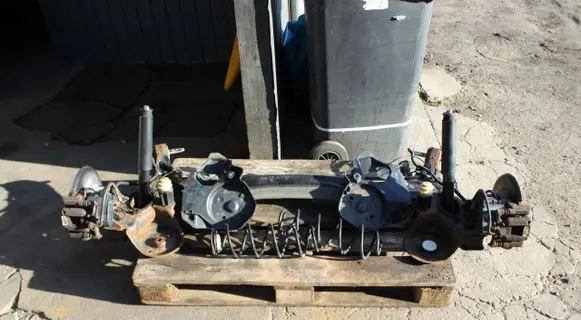 Rear axle beam