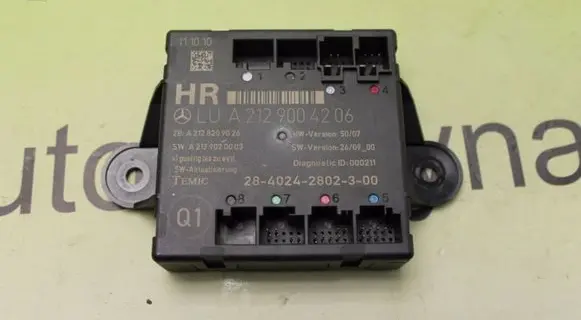 Mercedes-Benz C W204 Door control unit/module A2129004206 2129004206