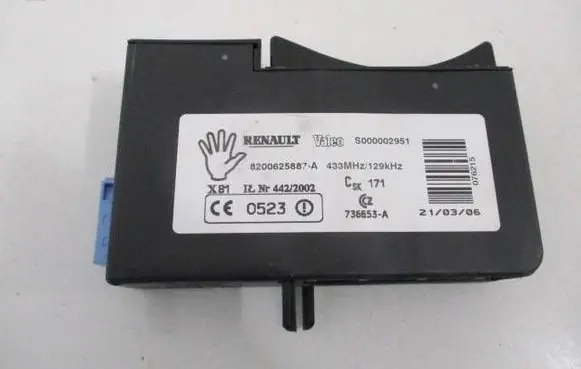 Renault Espace - Grand espace IV Ignition key card reader S000002951 736653A 8200625887A
