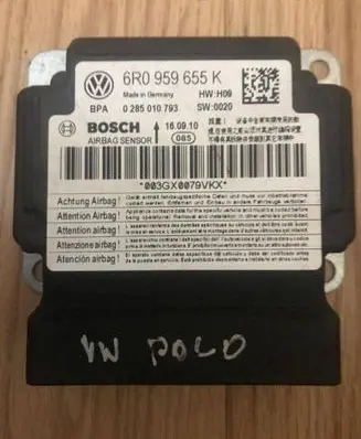 Volkswagen Polo V 6R Airbag control unit/module 6R0959655K 0285010793