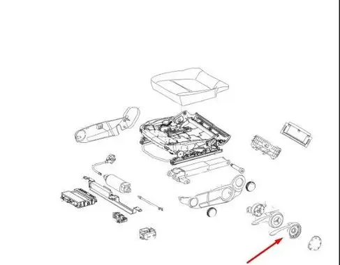 Mercedes-Benz Vito Viano W639 (A) pillar trim A0009180834