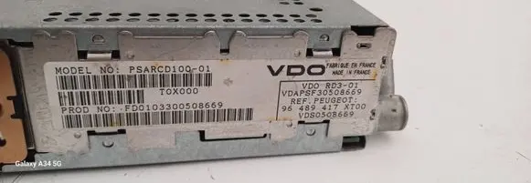 Citroen C3 Pluriel Radio/CD/DVD/GPS head unit 964894078T FD0103300508669