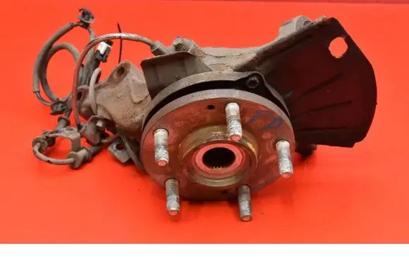 Front wheel hub spindle knuckle