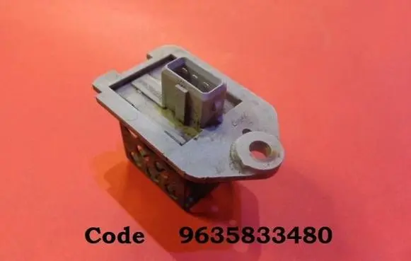 Citroen Xsara Heater blower motor/fan resistor 9635833480