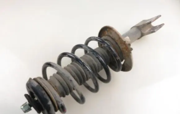 Front shock absorber with coil spring