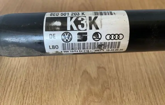 Audi A4 S4 B7 8E 8H Rear driveshaft 8E0501203K
