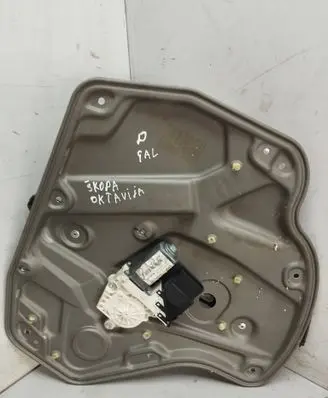 Skoda Octavia Mk2 (1Z) Rear door window regulator with motor 117782G 11722