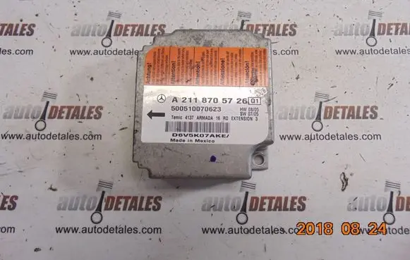 Mercedes-Benz E W211 Airbag control unit/module A2118705726