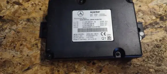 Mercedes-Benz C W205 Other control units/modules A2059008118 A2059013909 A2059022605