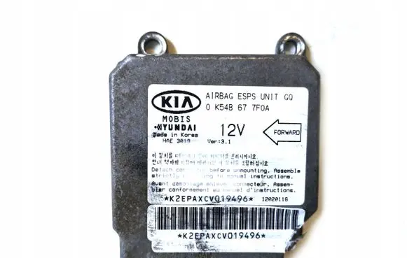 KIA Carnival Airbag control unit/module 0K54B677F0A
