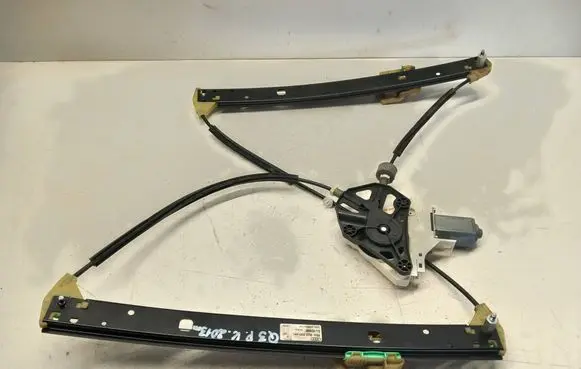 Front door window regulator with motor