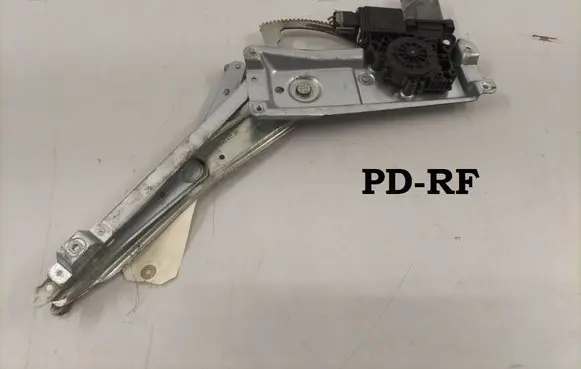 Opel Vectra B Front door window regulator with motor 90512644