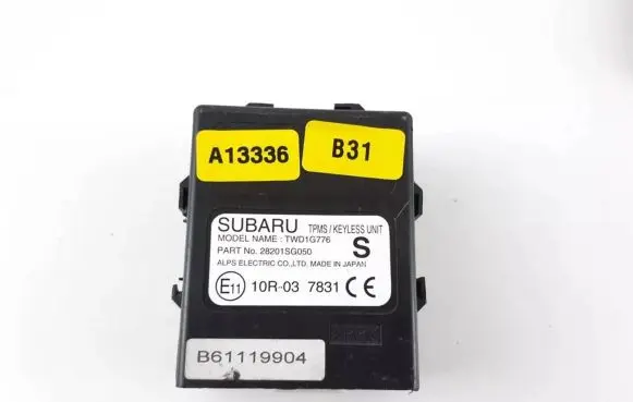Subaru Forester SJ Keyless (KESSY) go control unit/module 28201SG050 B61119904 TWD1G776
