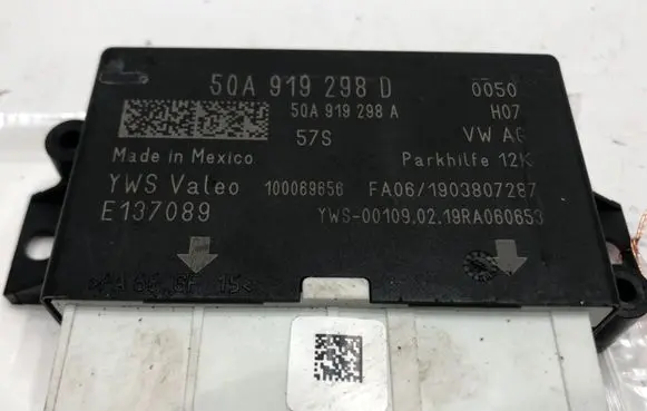 Volkswagen Tiguan Allspace Parking PDC control unit/module 5QA919298D